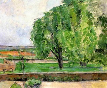 Paul Cezanne Painting - Landscape at the Jas de Bouffin Paul Cezanne